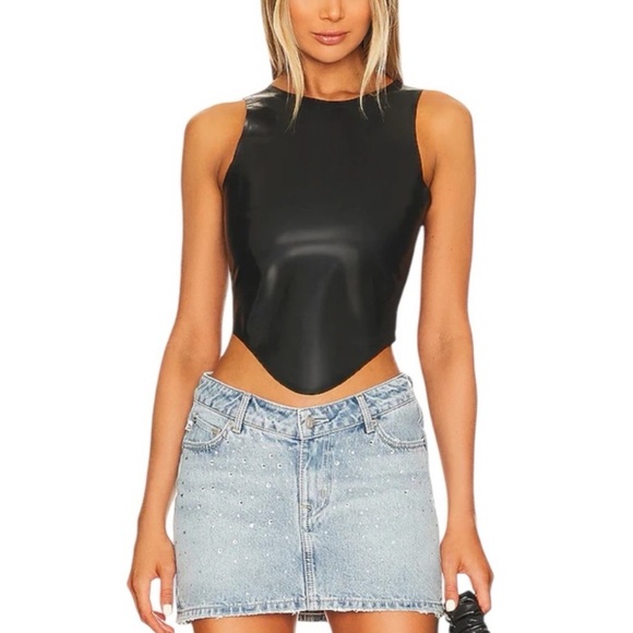 Miaou Jinx Tank in Black - Picture 1 of 8